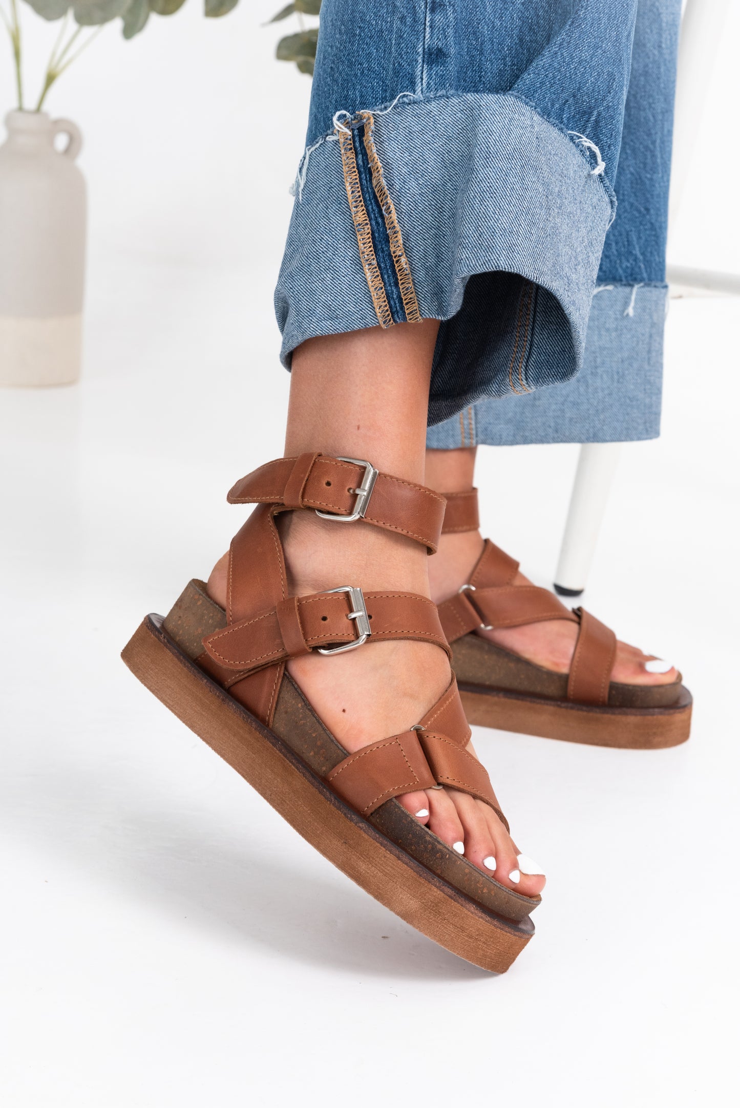 Tan Becca Sandal